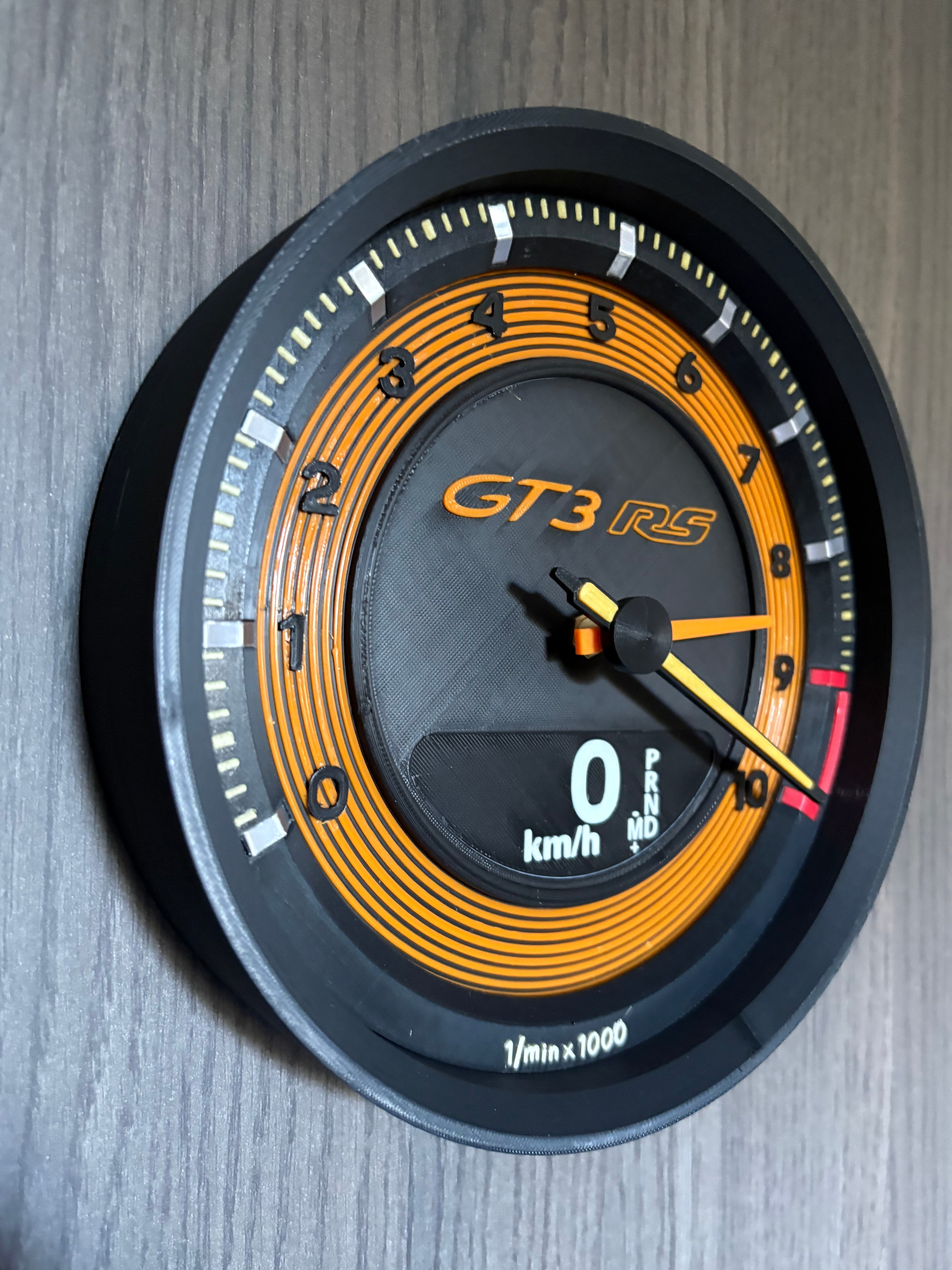 Orologio PORSCHE GT3RS 992 da PARETE
