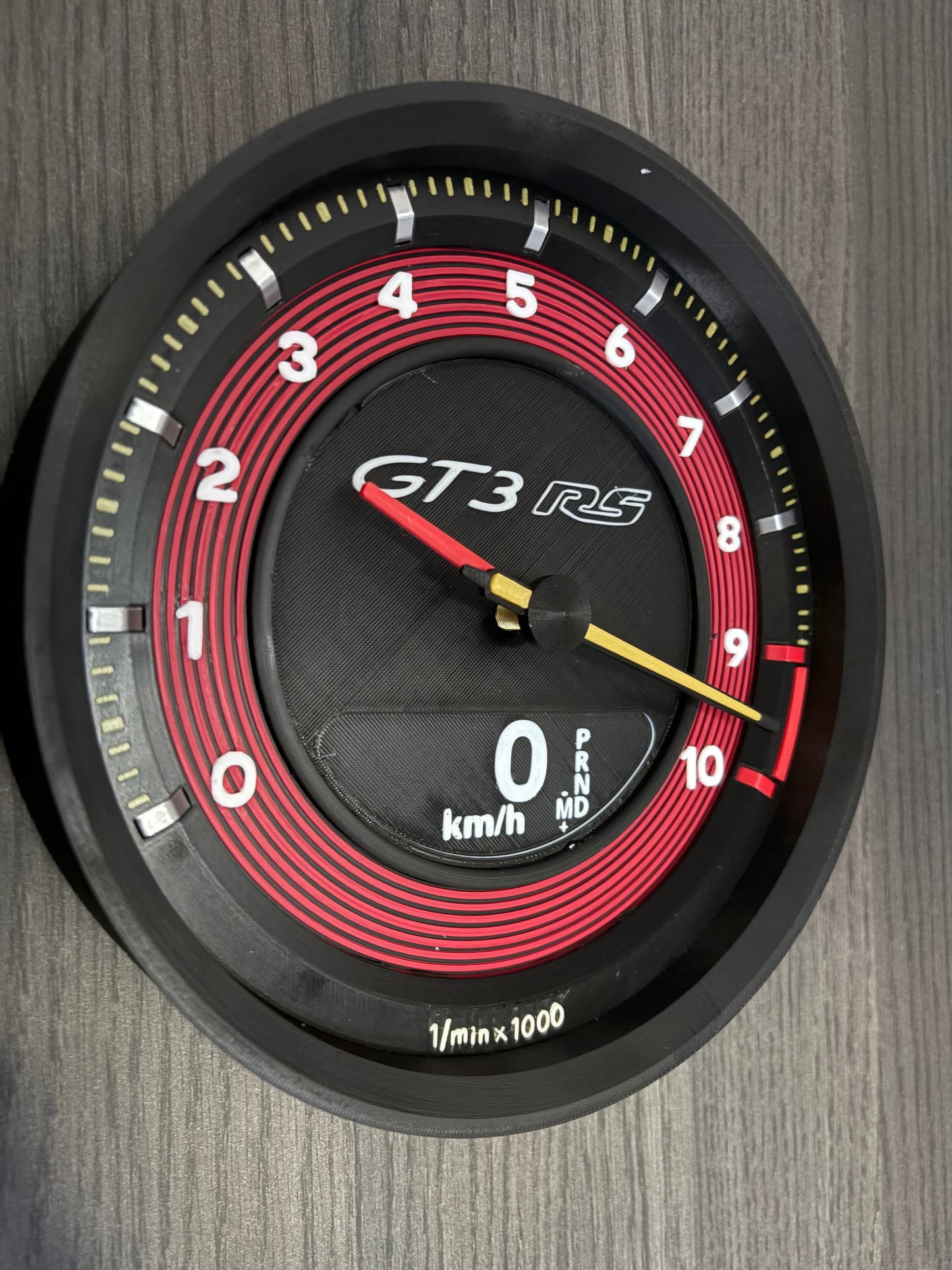 Orologio PORSCHE GT3RS 992 da PARETE