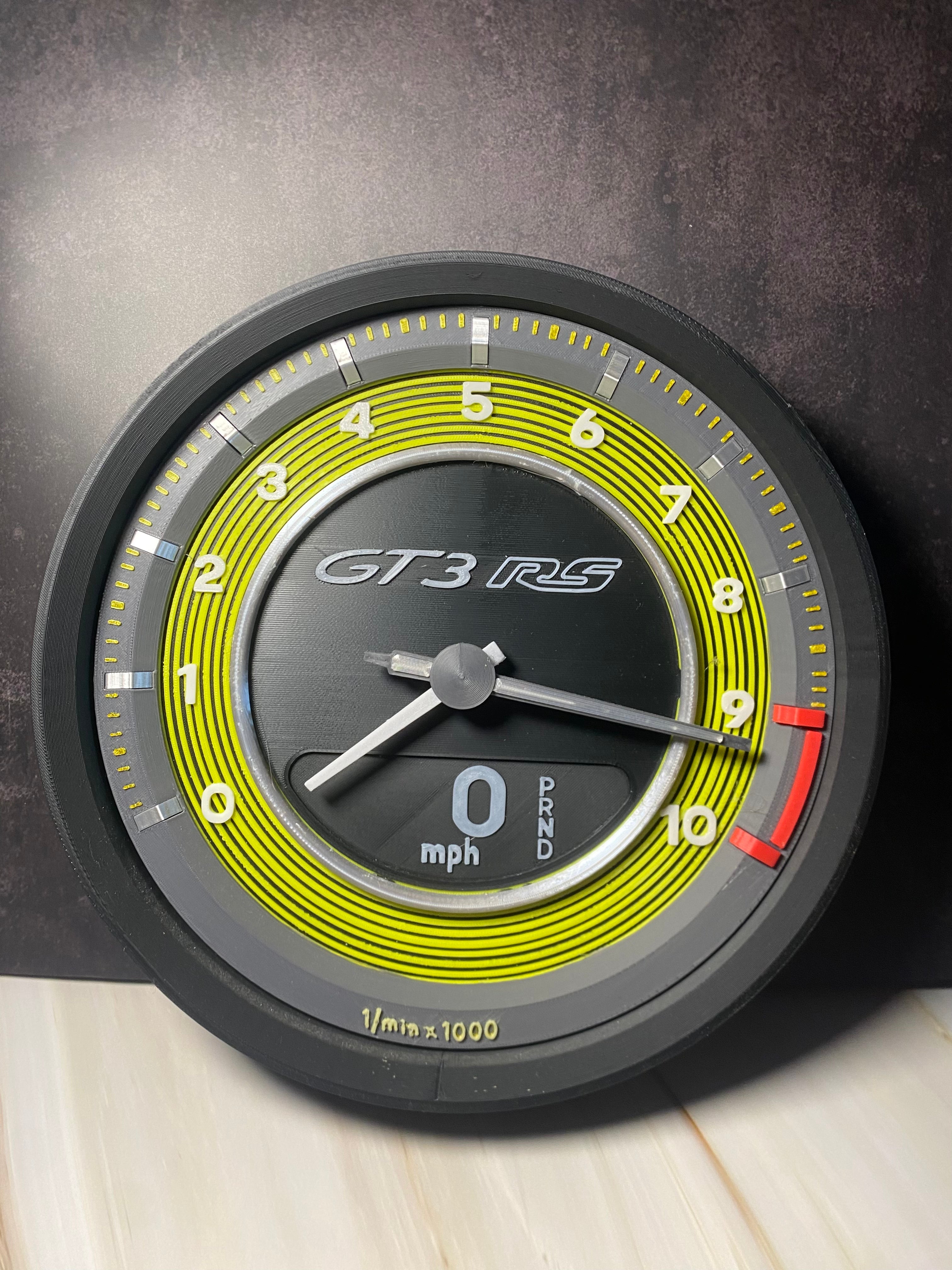 Orologio PORSCHE GT3RS 992 da PARETE