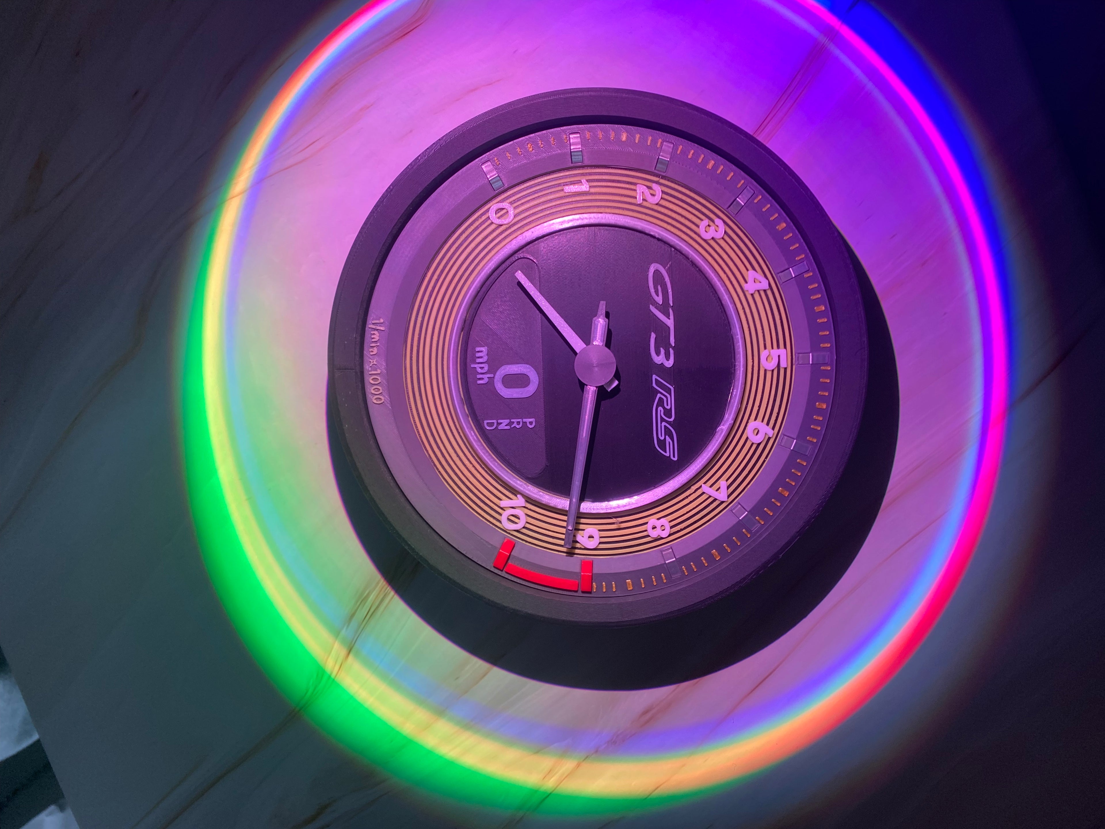 Orologio PORSCHE GT3RS 992 da PARETE