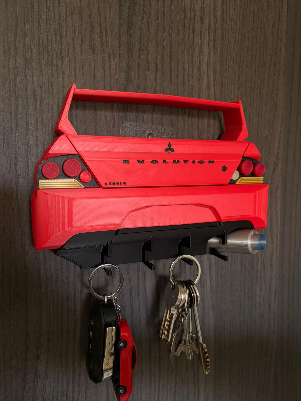 Portachiavi da Parete Mitsubishi Lancer Evo 9 – Edizione ErrePrint3D