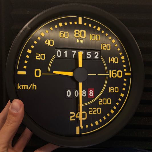 LANCIA DELTA EVOLUZIONE STL WALL CLOCK DIGITAL FILE