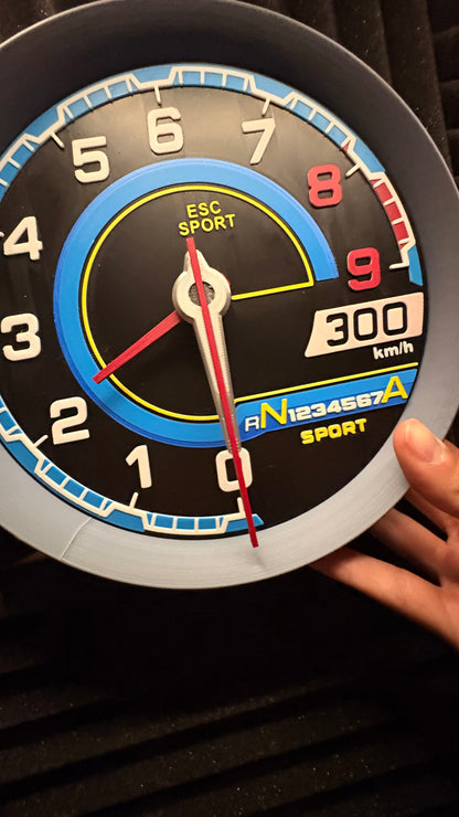 Lamborghini Tribute Wall Clock Racing