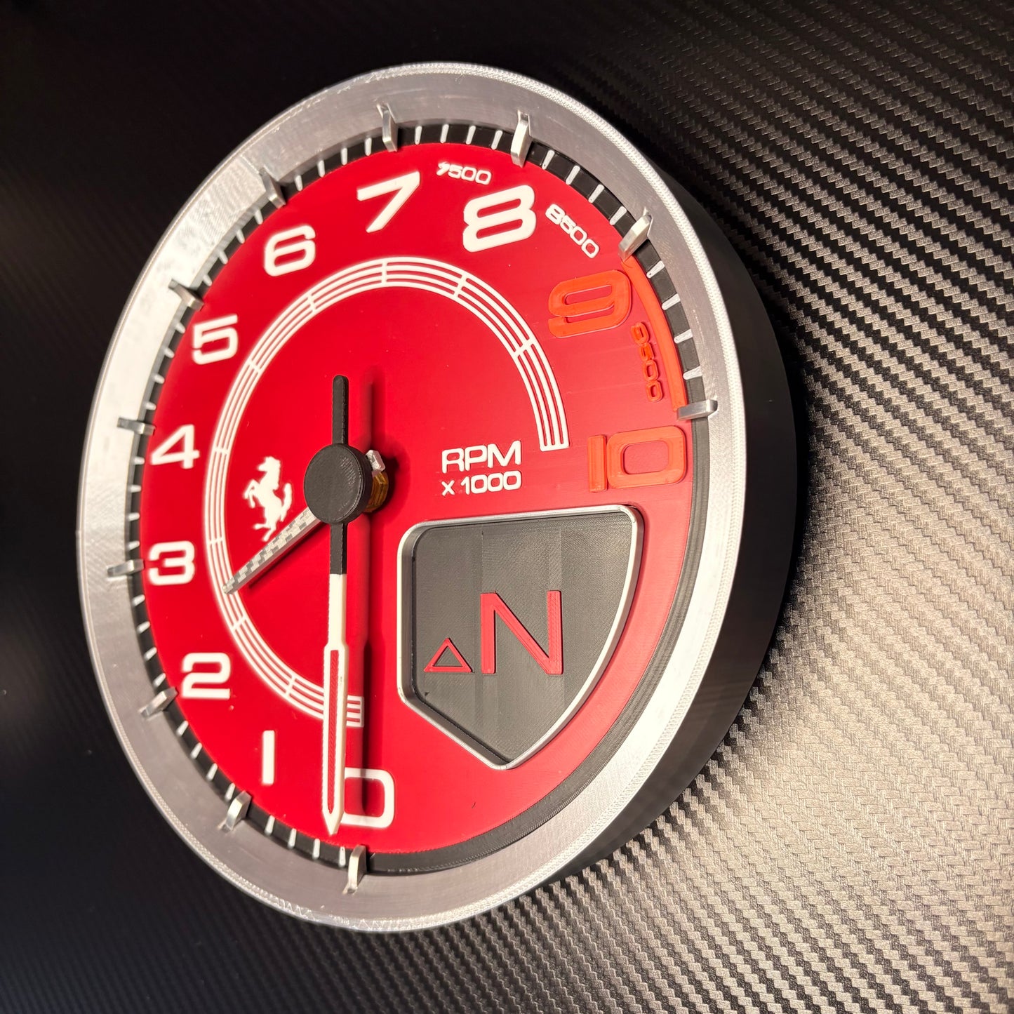 Ferrari 458 488 Pista Wall Clock STL 3mf DIGITAL FILE 3DPRINT