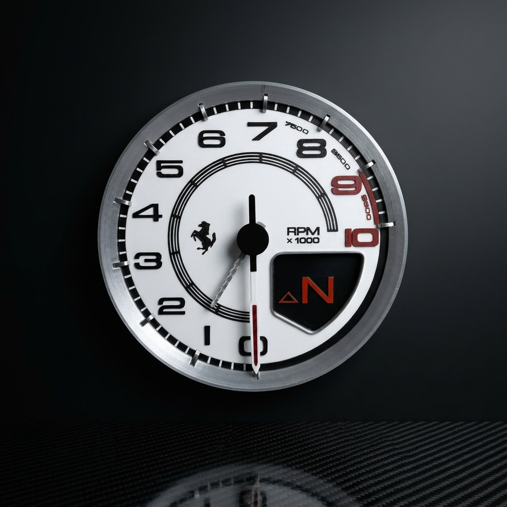 Ferrari 458 Wanduhr