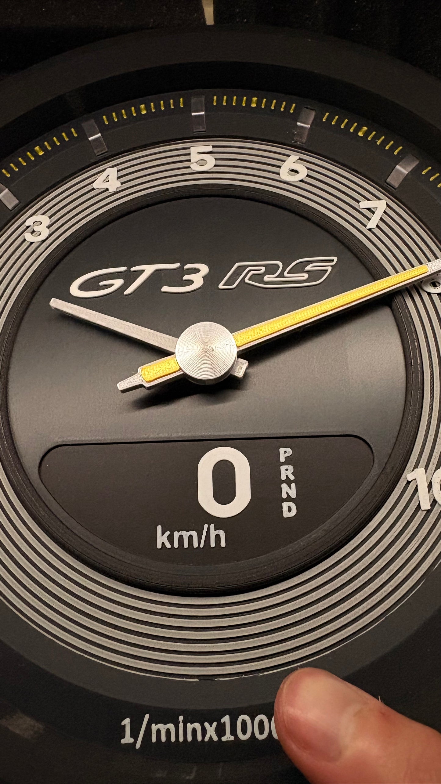 Orologio PORSCHE GT3RS 992 da PARETE