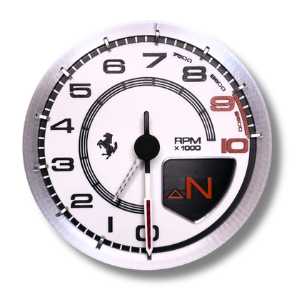 FERRARI 458 Pista Tachometer inspired Wall Clock