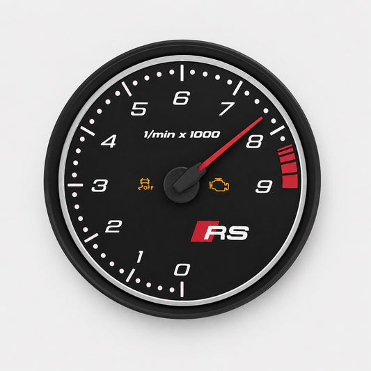 AUDI RS Wall Clock inspired Design Tacho
