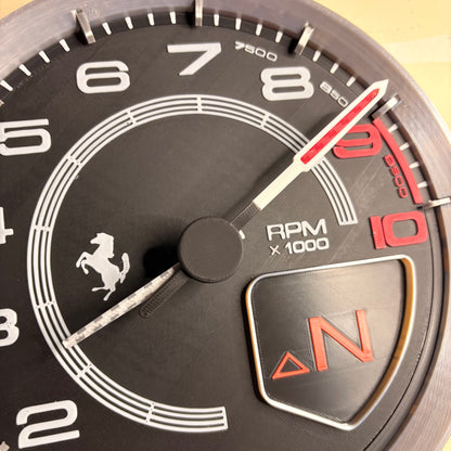 FERRARI 458 Pista Tachometer inspired Wall Clock