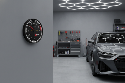 AUDI RS WALL CLOCK STL 3MF DIGITAL FILE FOR 3D PRINT