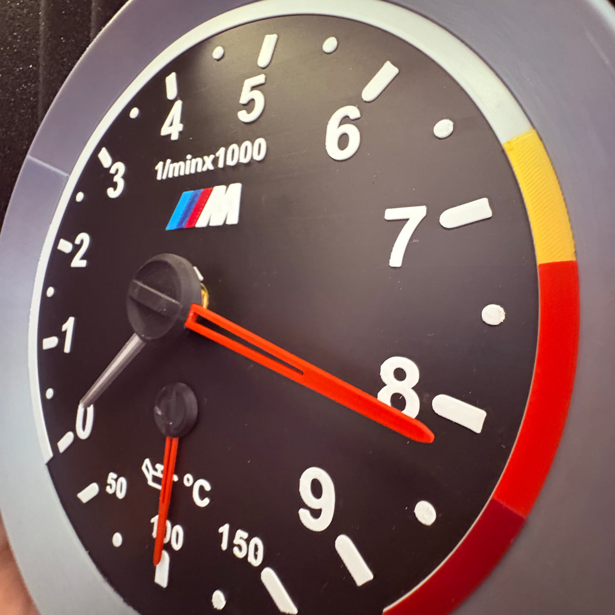 BMW M Tachometer Wall Clock