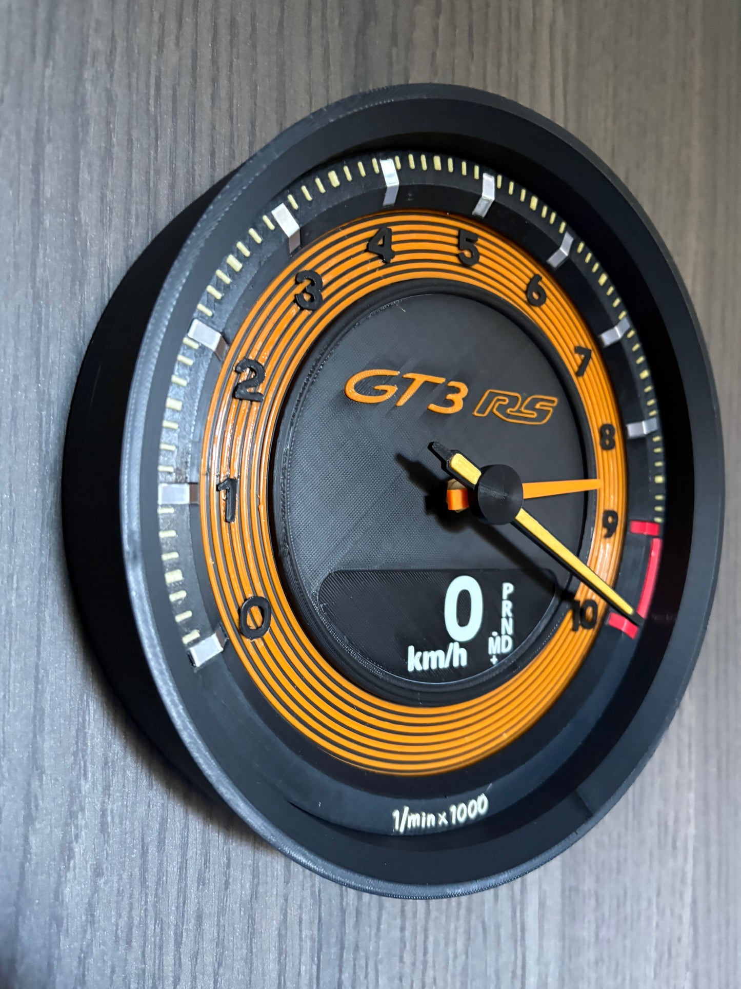 Orologio PORSCHE GT3RS 992 da PARETE