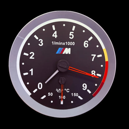 BMW M Tachometer Wall Clock
