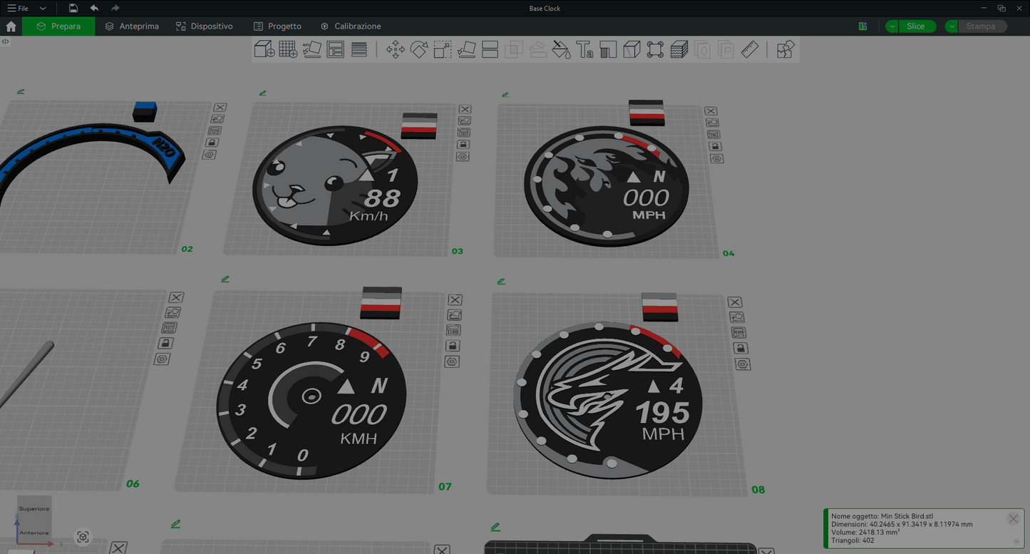 Need For Speed U2 TUNER BUNDLE Tachometer Clock – (4 Designs Bundle)