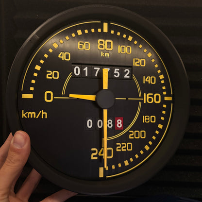 LANCIA DELTA EVOLUZIONE STL WALL CLOCK DIGITAL FILE