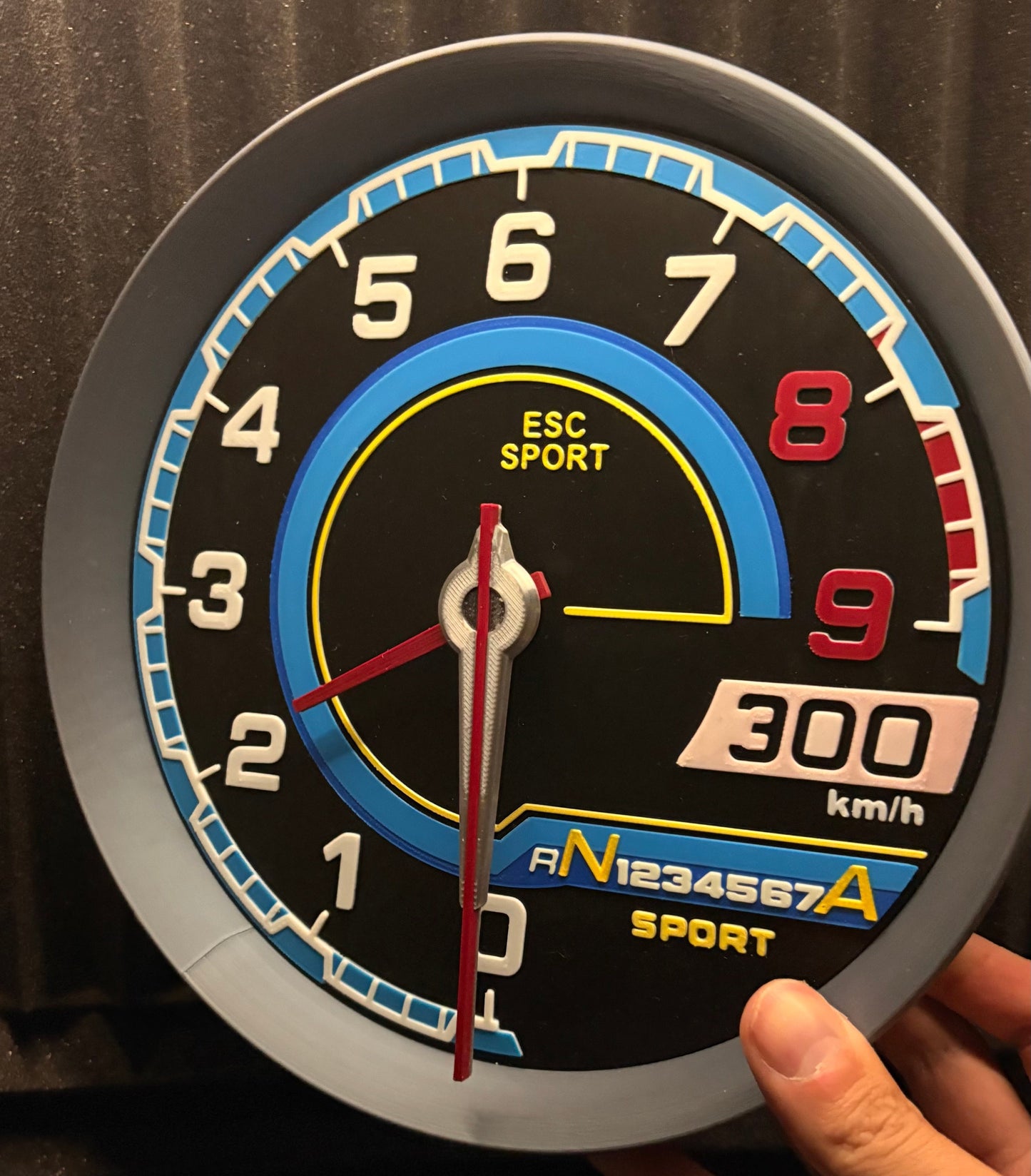 LAMBORGHINI WALL CLOCK DIGITAL FILE 3DPRINT
