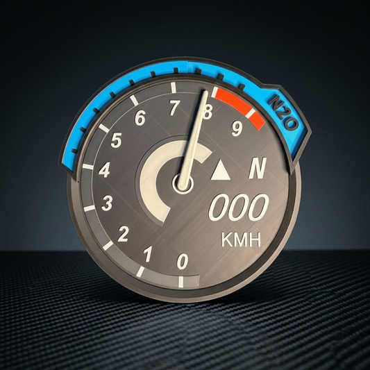 Wanduhr im Stil von Need For Speed U2