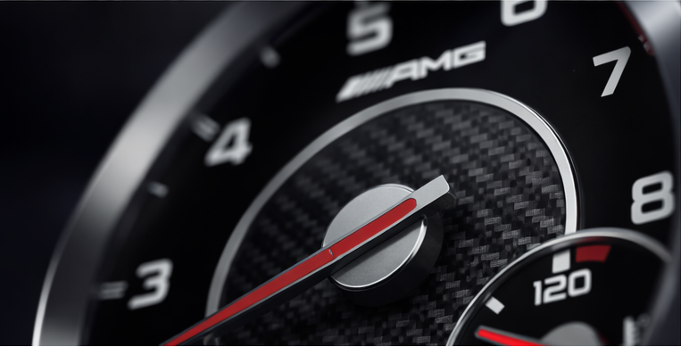 Mercedes AMG Tachometer Wall Clock