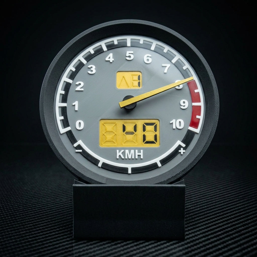 NFS MOST WANTED STL 3MF DESK CLOCK DIGITAL FILE 3D PRINT
