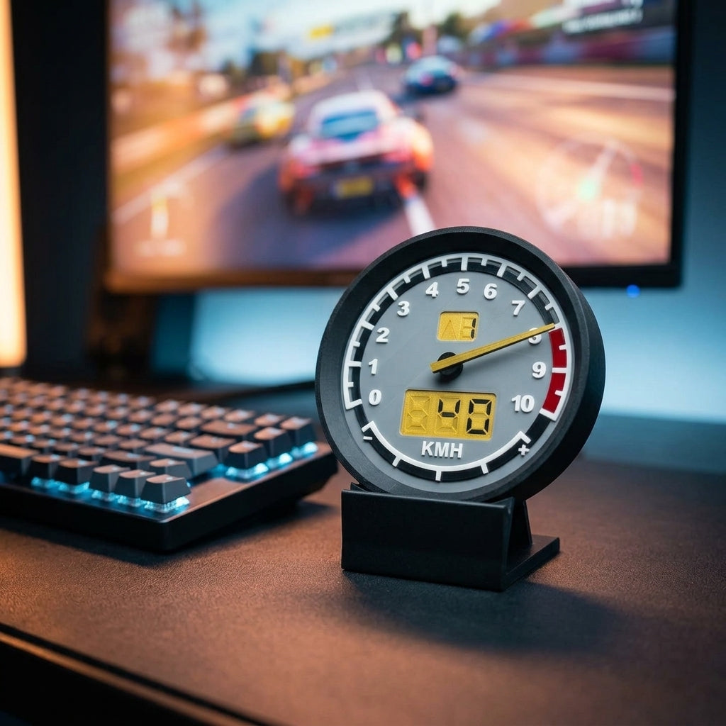 NFS MOST WANTED STL 3MF DESK CLOCK DIGITAL FILE 3D PRINT