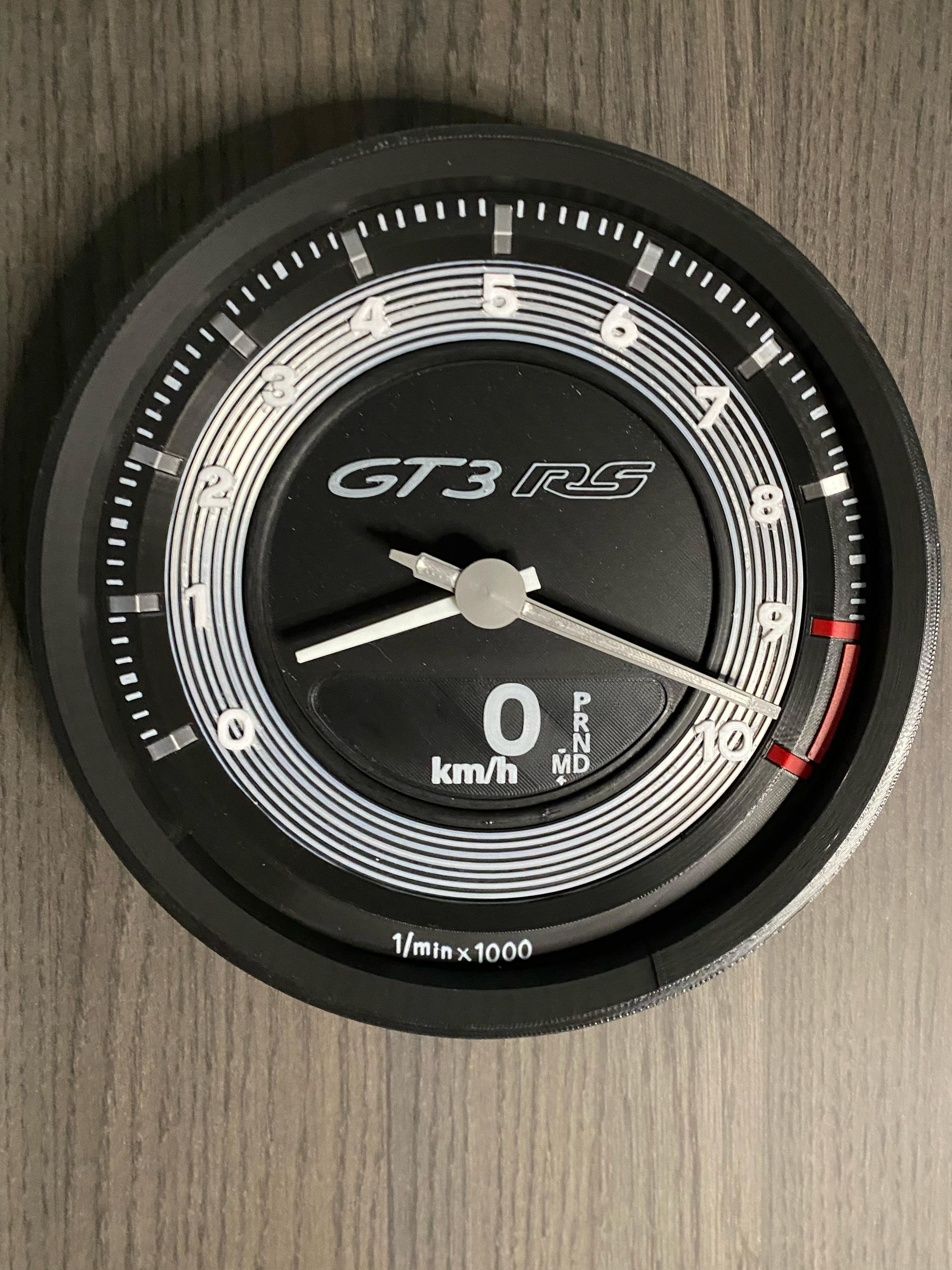 Orologio PORSCHE GT3RS 992 da PARETE