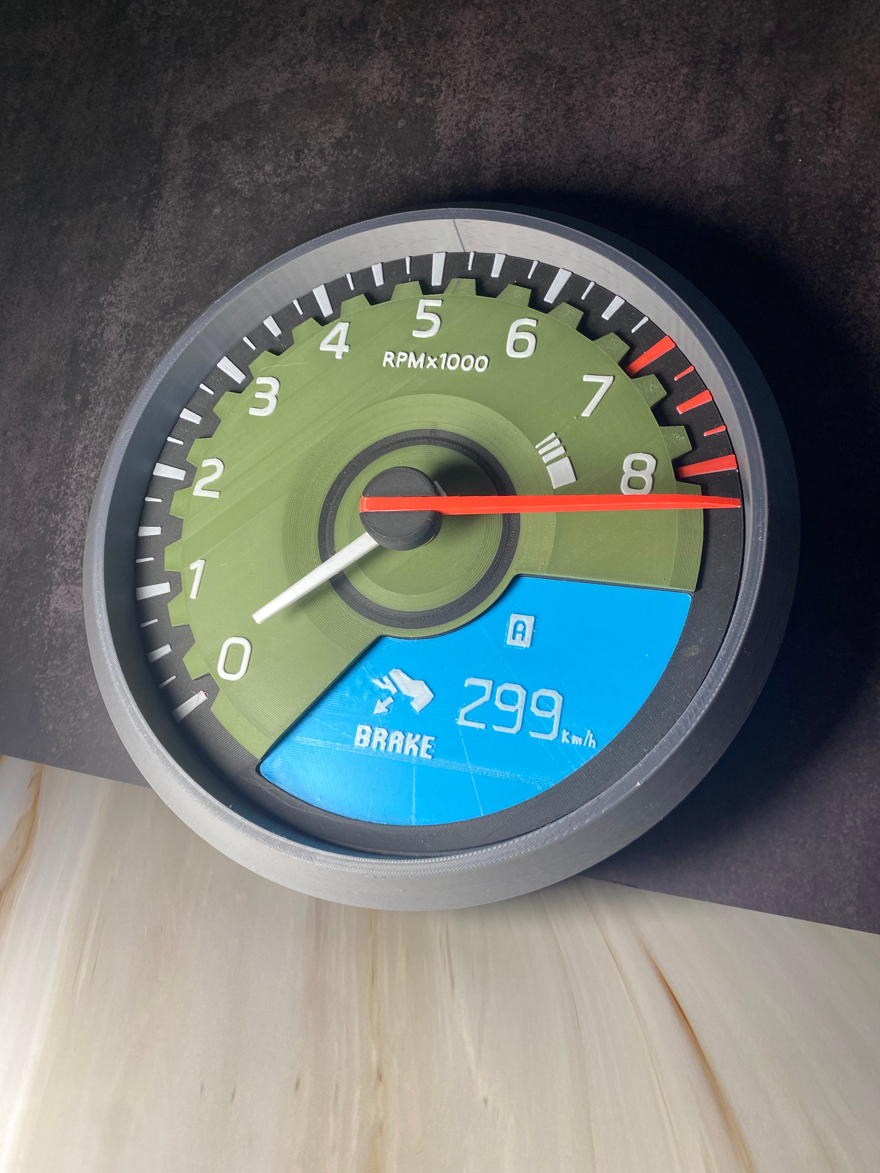 OROLOGIO GTR R35 STOCK MILITARY Edition da PARETE