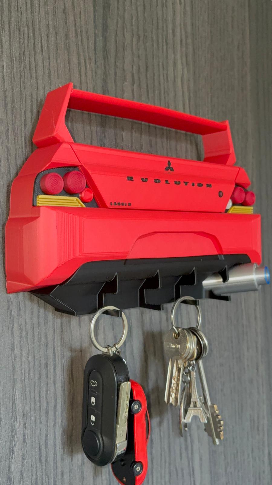 Portachiavi da Parete Mitsubishi Lancer Evo 9 – Edizione ErrePrint3D