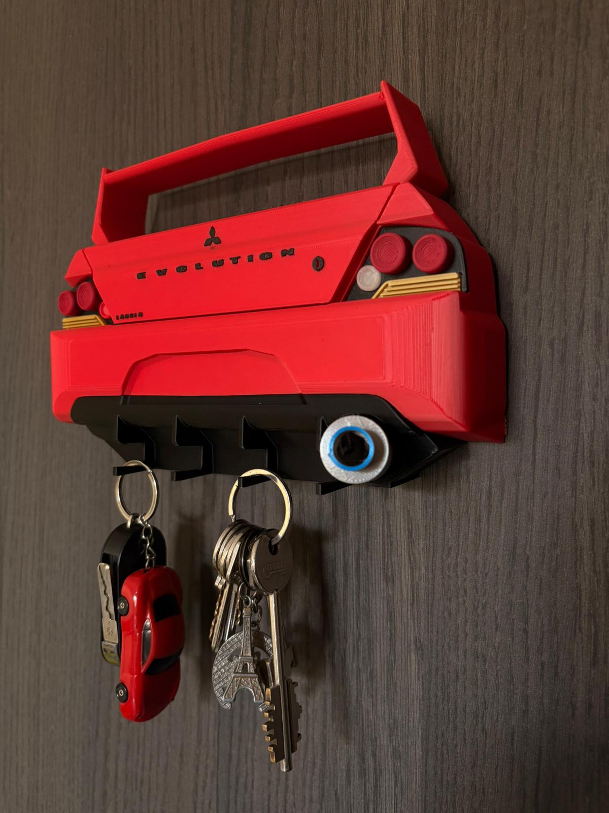 Portachiavi da Parete Mitsubishi Lancer Evo 9 – Edizione ErrePrint3D