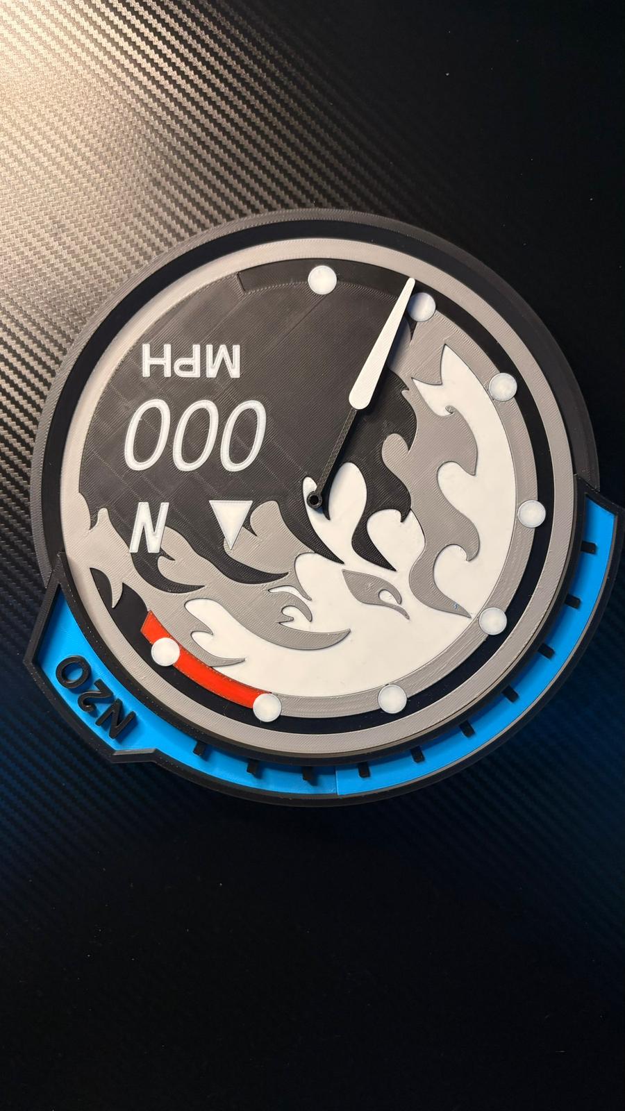 Need For Speed Underground 2 Tachometer Clock – STL Files (4 Designs Bundle)