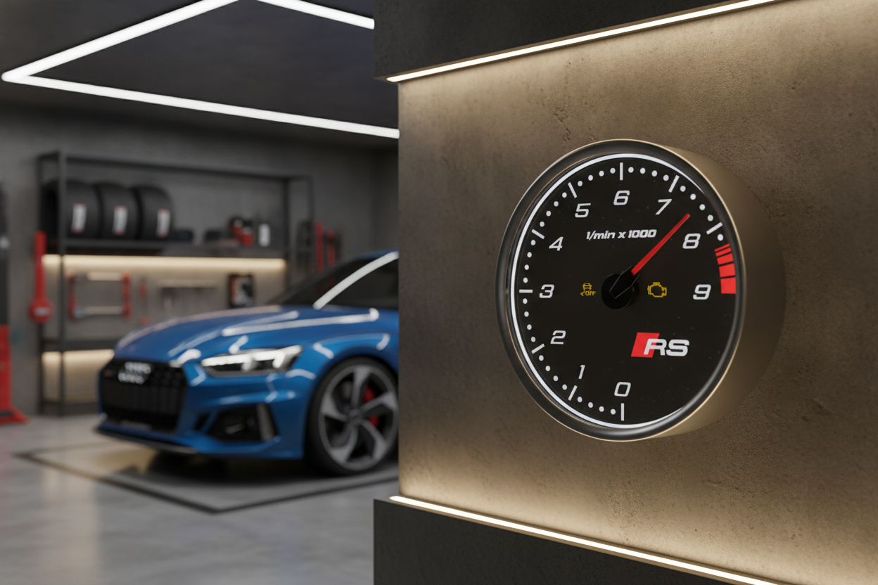 AUDI RS WALL CLOCK STL 3MF DIGITAL FILE FOR 3D PRINT