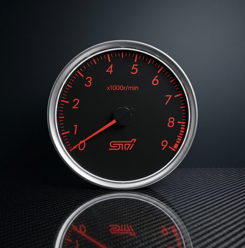Subaru STI Tachometer – Digitale Datei STL / 3MF Wanduhr