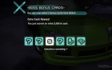 NFS Carbon Keychain Boss Bonus Cards