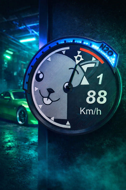 Need For Speed U2 Inspired Wall Clock