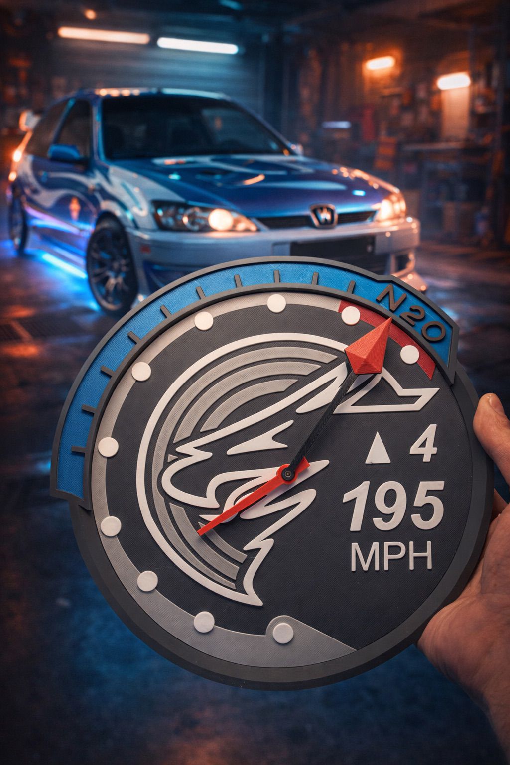 Need For Speed U2 TUNER BUNDLE Tachometer Clock – (4 Designs Bundle)