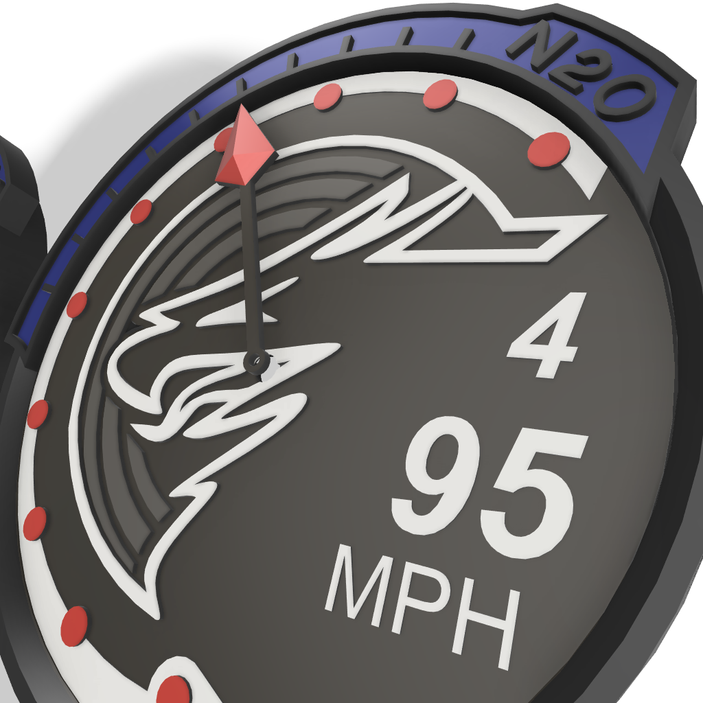 Need For Speed U2 TUNER BUNDLE Tachometer Clock – (4 Designs Bundle)