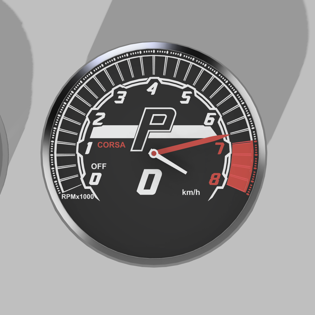 STL Lamborghini Wall Clock Version n2 3mf DIGITAL FILE