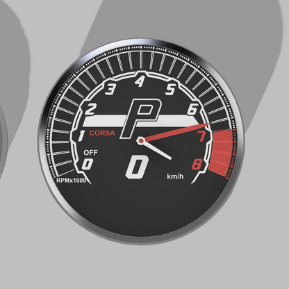STL Lamborghini Wall Clock Version n2 3mf DIGITAL FILE