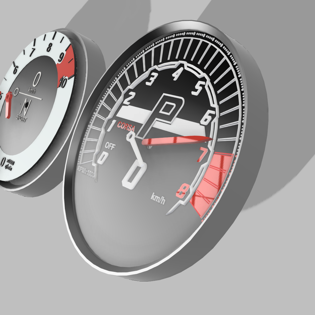 STL Lamborghini Wall Clock Version n2 3mf DIGITAL FILE