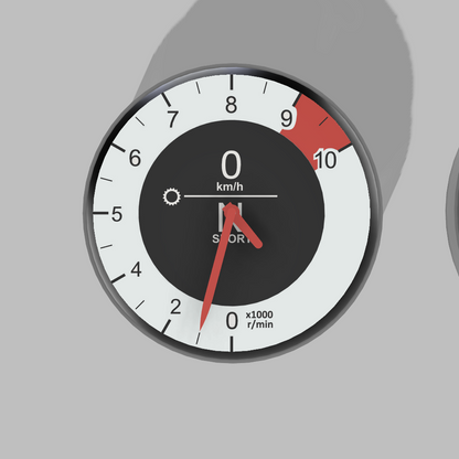 STL Lexus LFA Wall Clock 3mf DIGITAL FILE for 3D Print