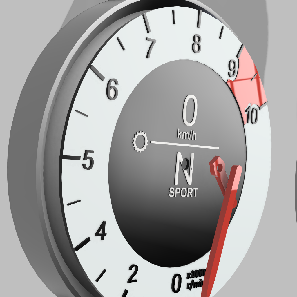 STL Lexus LFA Wall Clock 3mf DIGITAL FILE for 3D Print