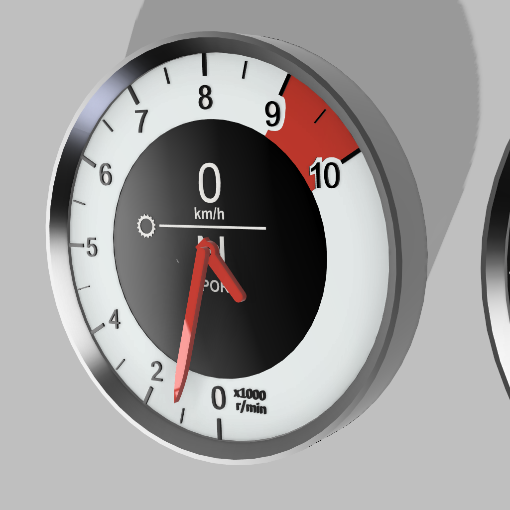 STL Lexus LFA Wall Clock 3mf DIGITAL FILE for 3D Print