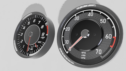 KIT 2 AMG WALL CLOCK (SLS GTR AND OLD CLASSIC)