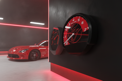 DODGE VIPER WALL CLOCK STL 3MF DIGITAL FILE FOR 3D PRINT
