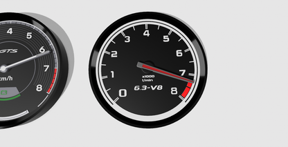 AMG & Porsche GTS Tachometer Wall Clock Bundle – 3D Printing Files STL & 3MF